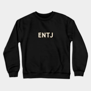 Myers Briggs Typography ENTJ Crewneck Sweatshirt